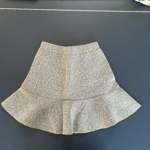 Fleece Lined Wrinkle Free Layered Mini Skirt